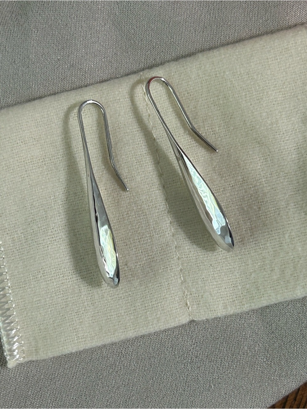 James Avery Silver Teardrop Earrings - Silver - Picture 4 of 4
